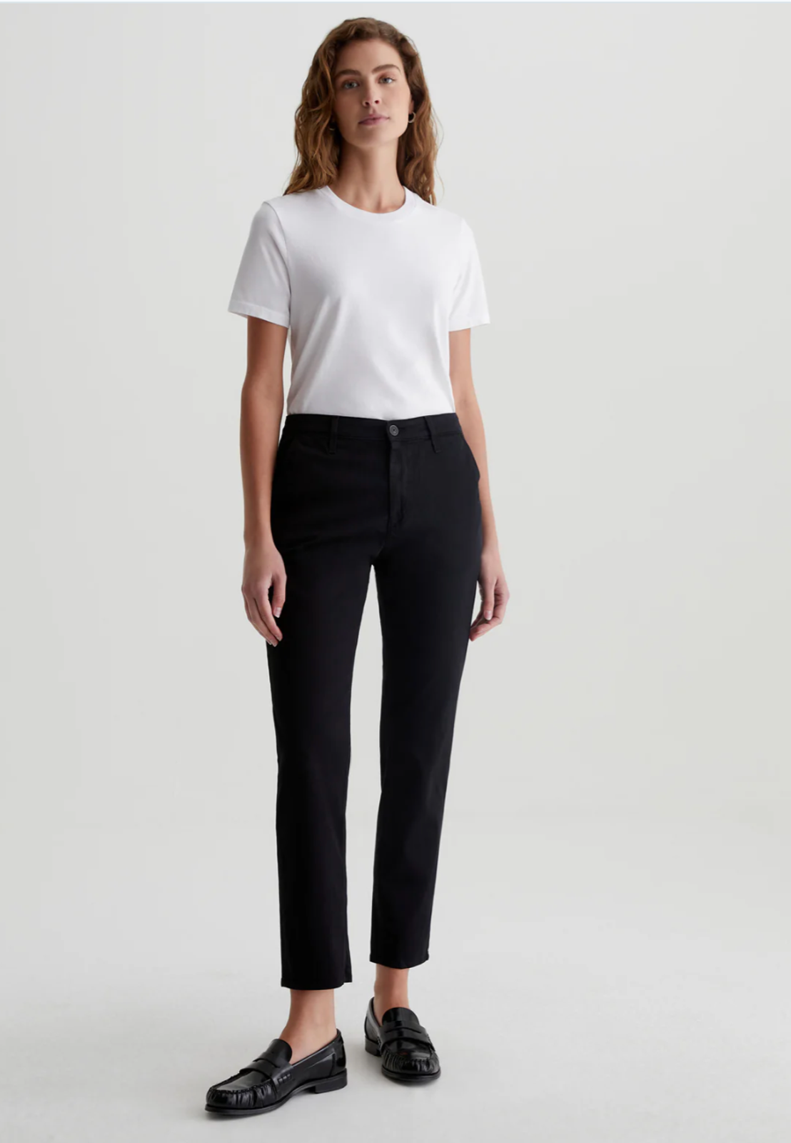 Ag Jeans Adriano Goldschmeid Nwt Caden Tailored Trouser In Sulfur Black // 00
